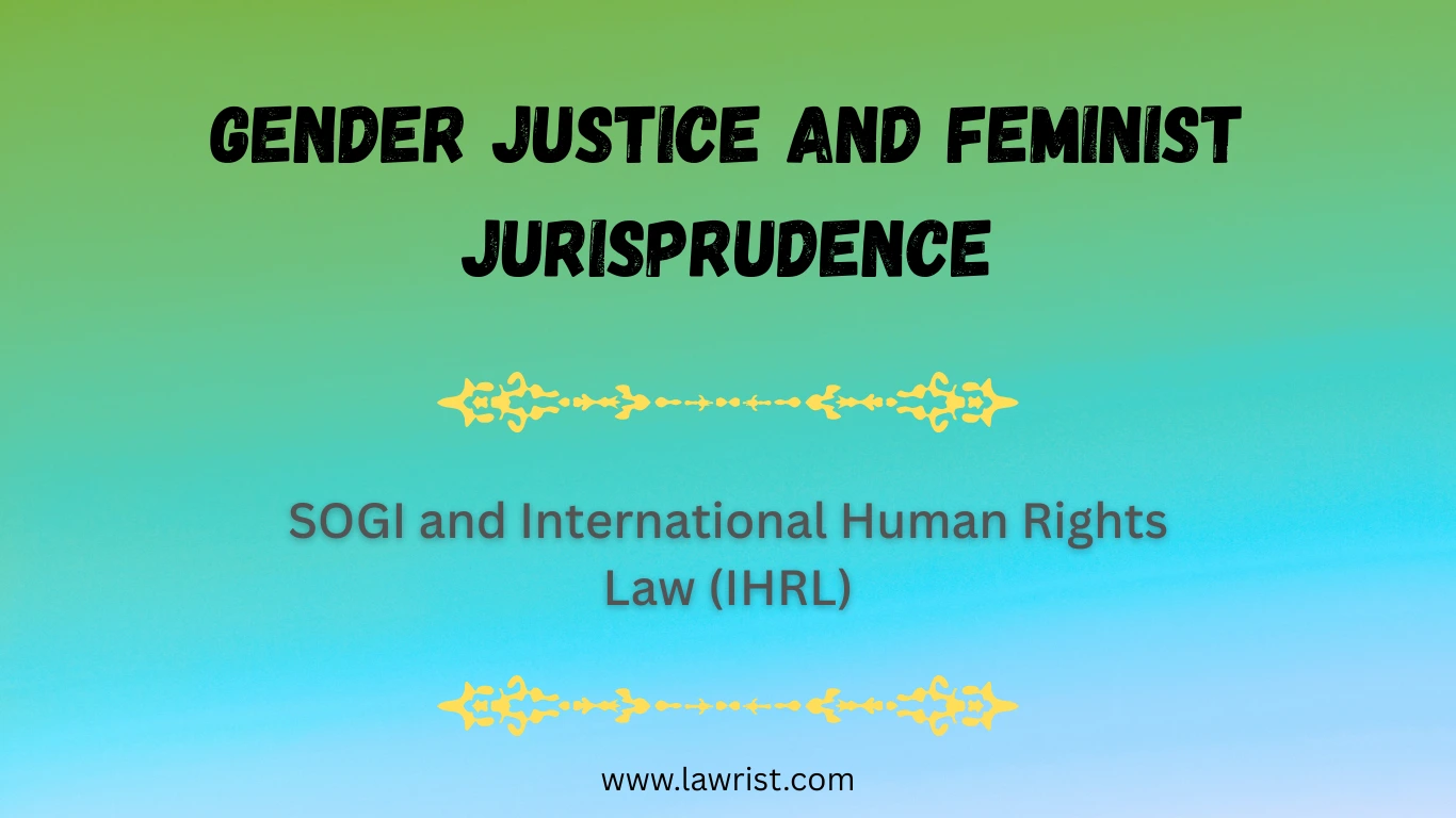 SOGI and International Human Rights Law (IHRL) | Gender Justice and ...