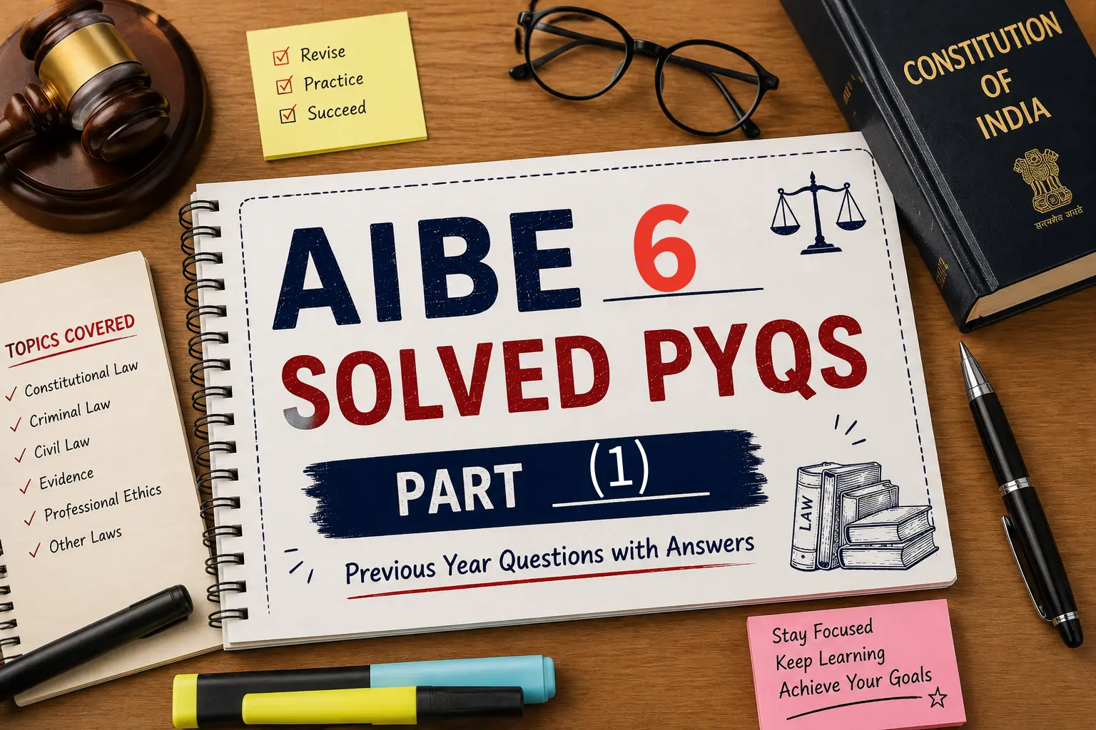 AIBE 6 Previous Year Question Paper with Answers (Solved)