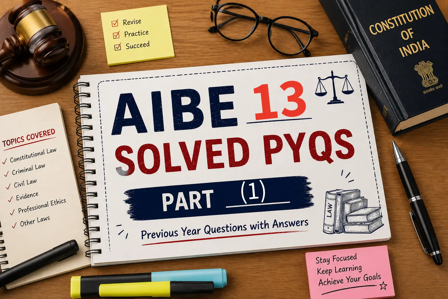 AIBE 13 Previous Year Question Paper with Answers (Solved)