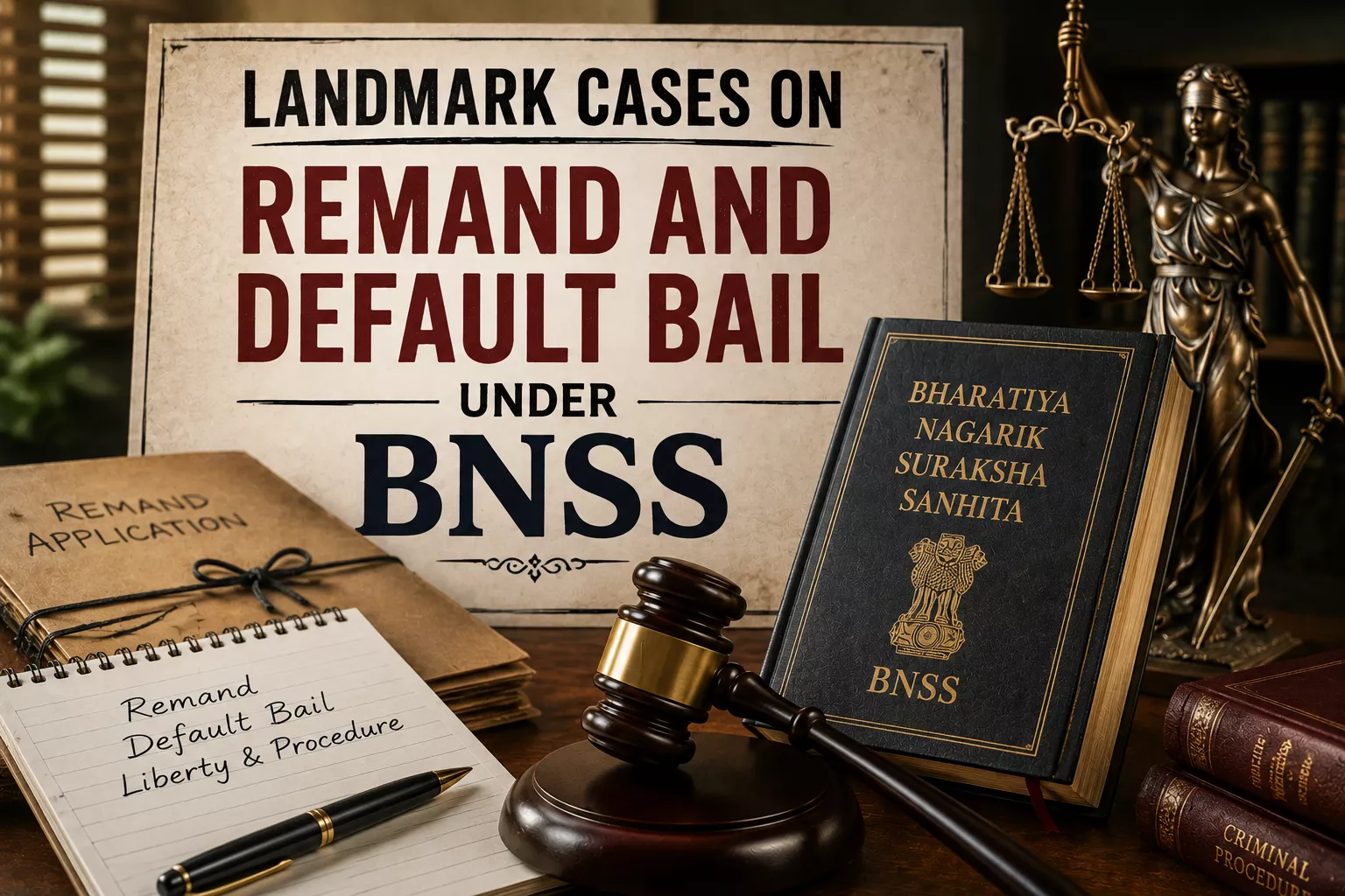 Landmark Cases on Remand and Default Bail Under BNSS