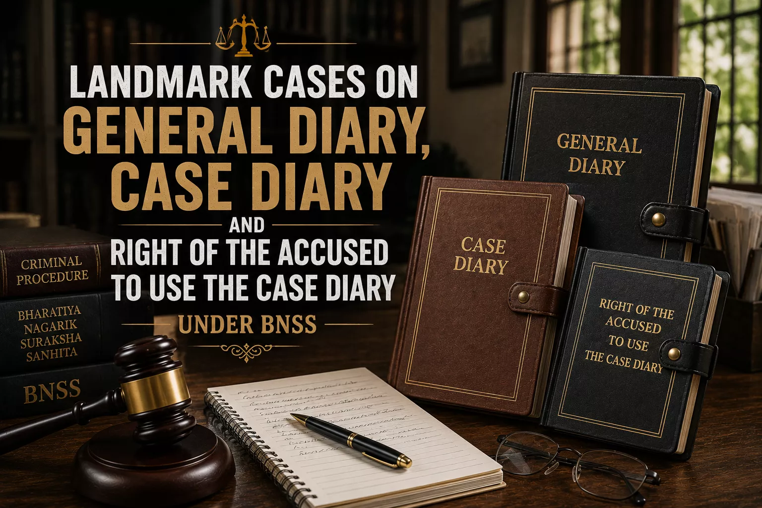 Landmark Cases on General Diary, Case Diary and Right of the Accused to Use the Case Diary