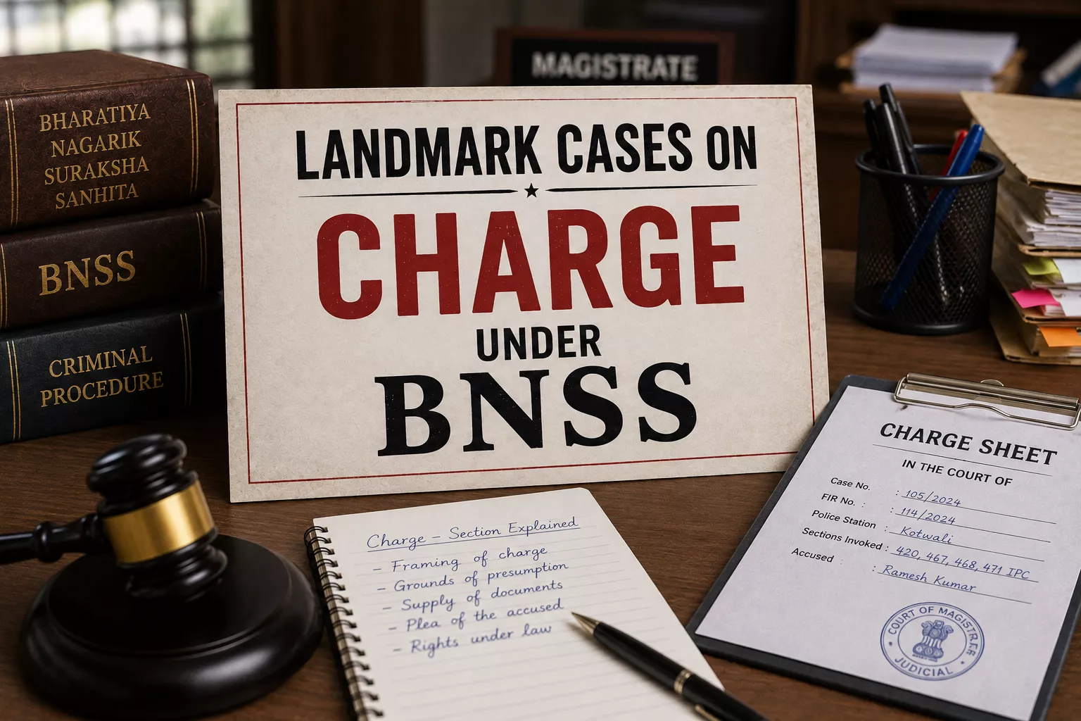 Landmark Cases on Charge Under BNSS