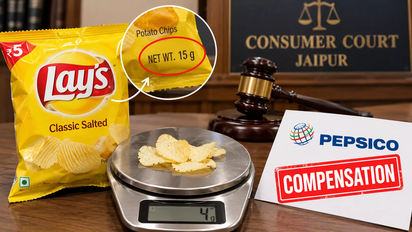 Jaipur Consumer Court Holds PepsiCo Liable for Underweight Lay’s Packet